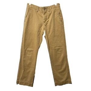 American Eagle ChinoPants Mens 29x30 Khaki‎  Original Straight Fit Academia